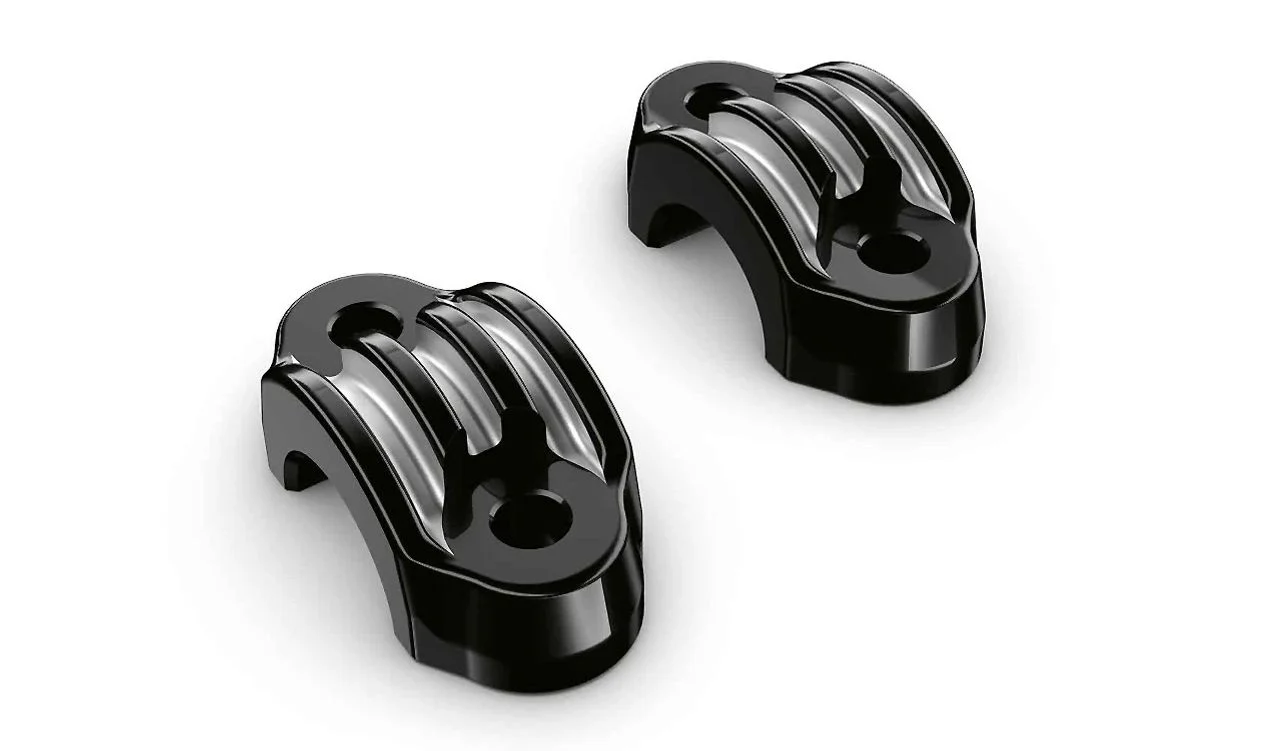 Abrazadera del manillar OEM 77222469256 para BMW Motorrad R 18, R 18 Classic. Original BMW Motorrad.