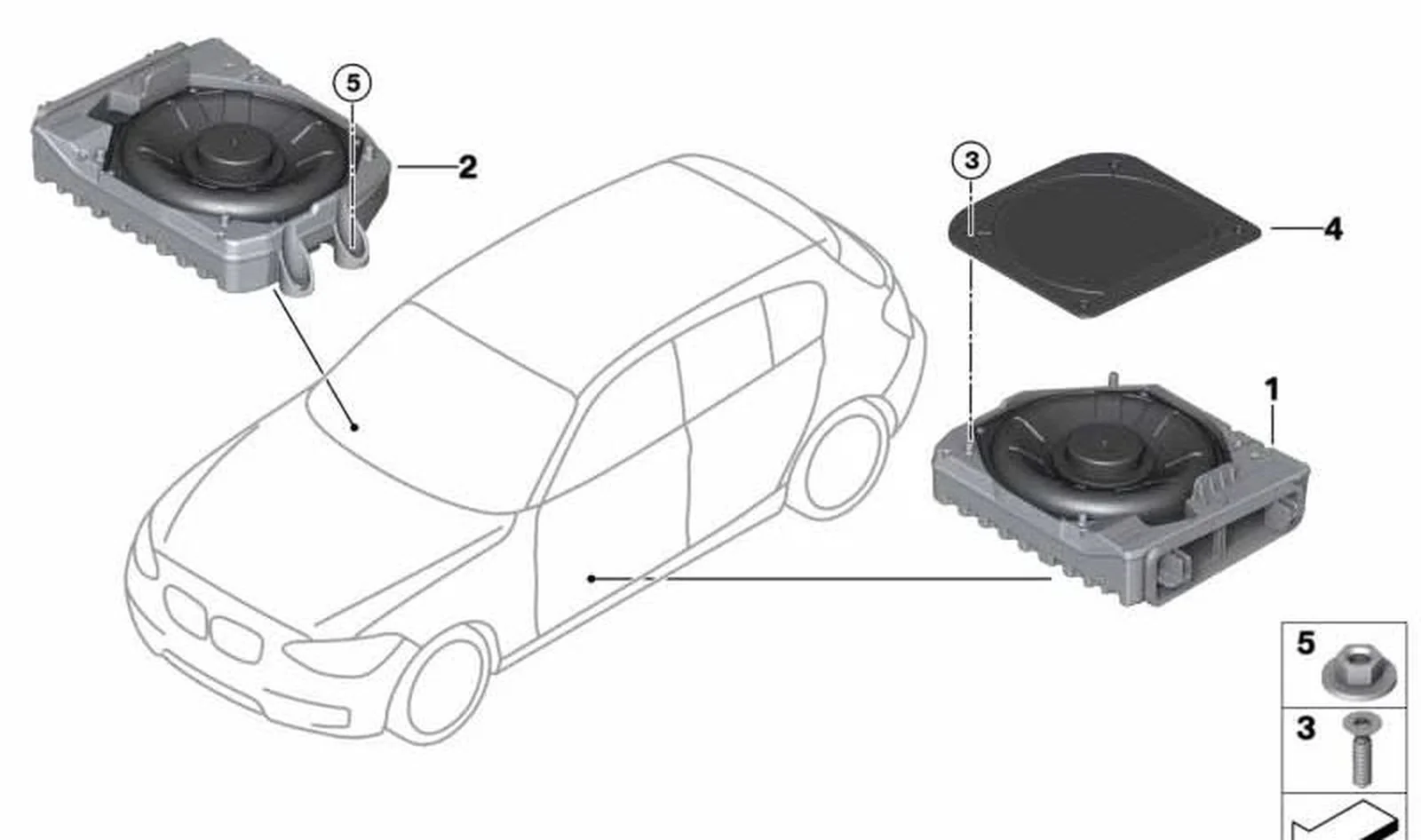 Adorno central OEM 65132622499 para MINI F56, F56 BEV, F55, Clubman F54, Cabrio F57... y más. Original MINI. - Image 2