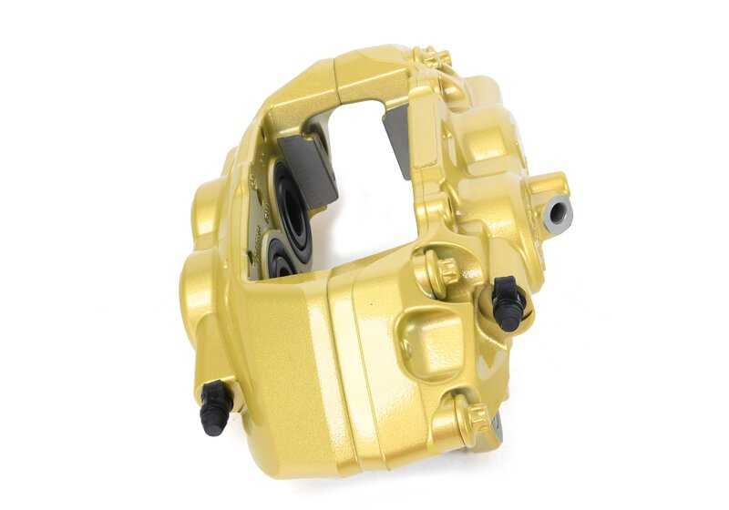 Alojamiento de pinza de freno delantero derecho amarillo OEM 34106875652 para BMW F20, F21, F22, F30, F31, F32... y más. Original BMW. - Image 4