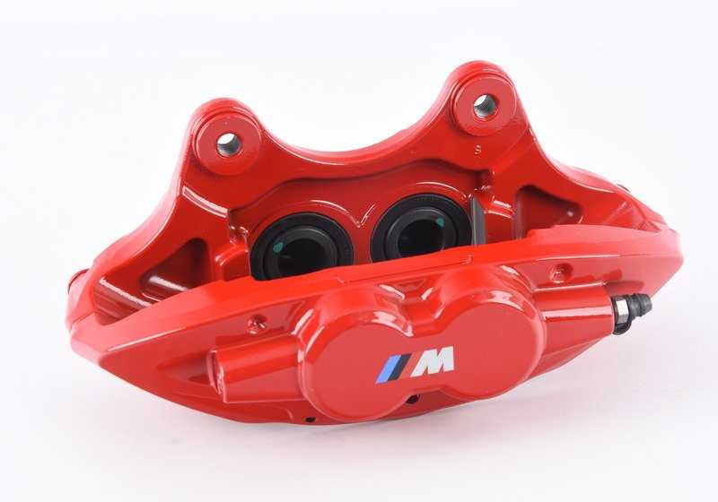 Alojamiento de pinza de freno M Performance delantero izquierdo OEM 34106875653 para BMW F20, F21, F22, F30, F32... y más. Original BMW. - Image 7