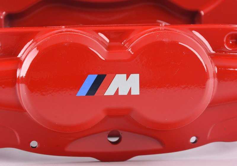 Alojamiento de pinza de freno M Performance delantero izquierdo OEM 34106875653 para BMW F20, F21, F22, F30, F32... y más. Original BMW. - Image 8