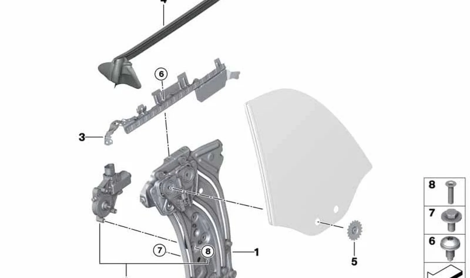 Ángulo de unión derecho OEM 51337356306 para MINI Cabrio F57, F57 LCI. Original MINI.