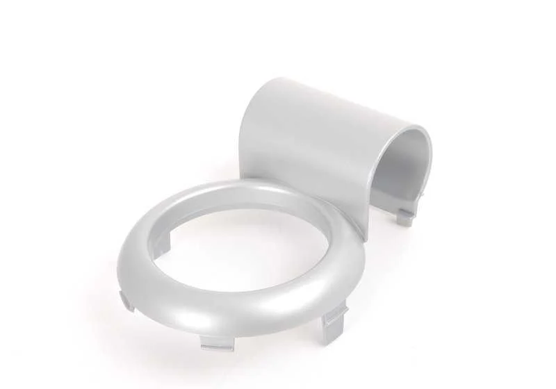 Anillo decorativo consola freno mano plata OEM 51166958355 para MINI R50, R53, Cabrio R52. Original MINI. - Image 3