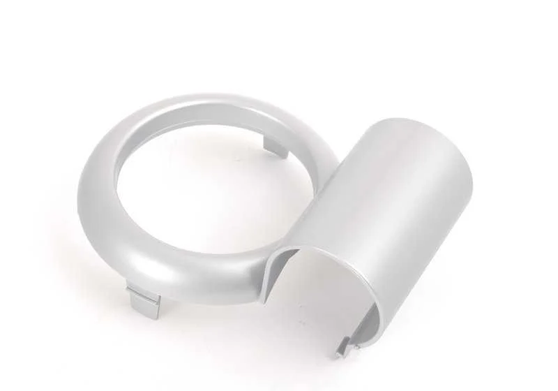 Anillo decorativo consola freno mano plata OEM 51166958355 para MINI R50, R53, Cabrio R52. Original MINI. - Image 4