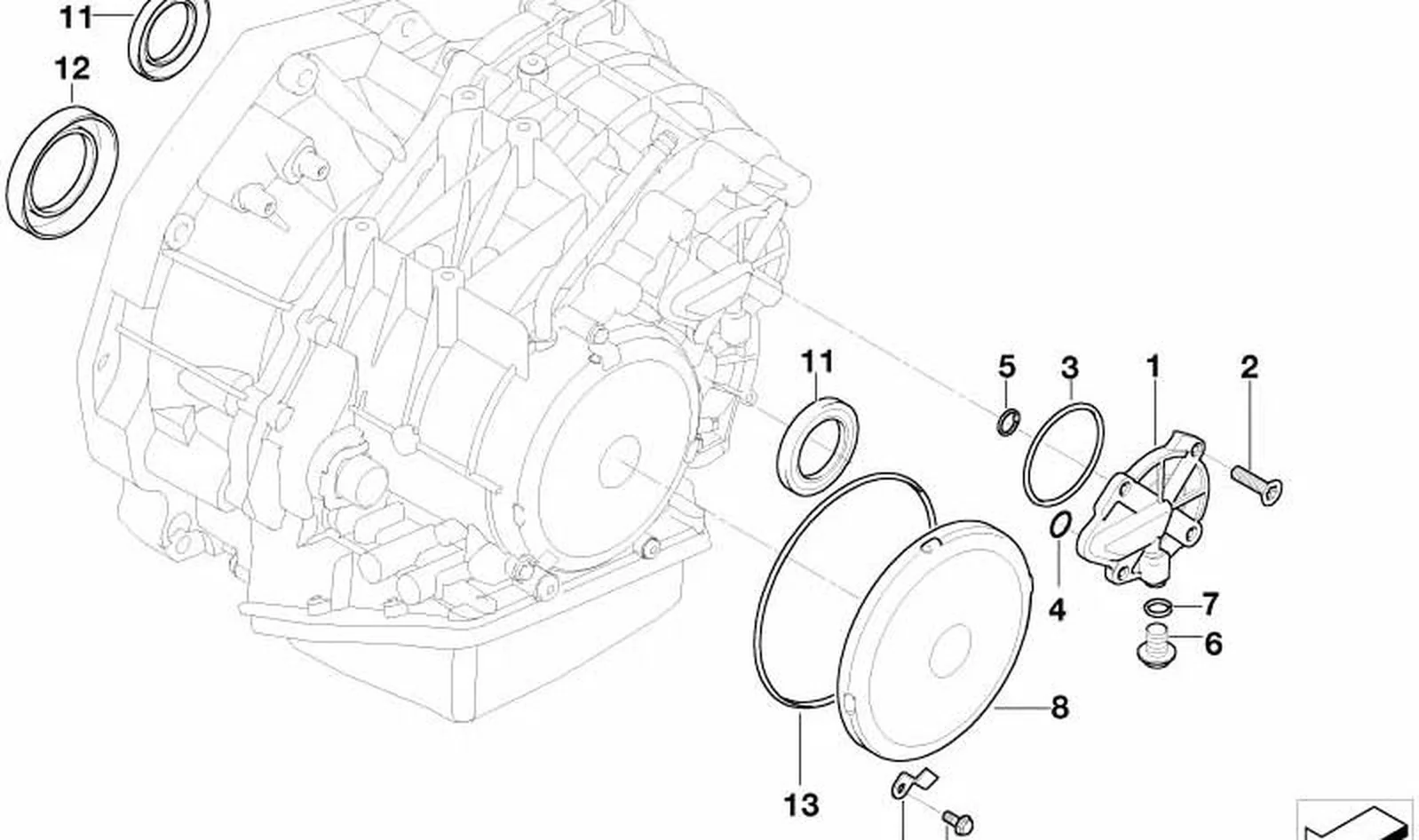 Anillo O OEM 24117542999 para MINI R50, R52, R53. Original MINI.