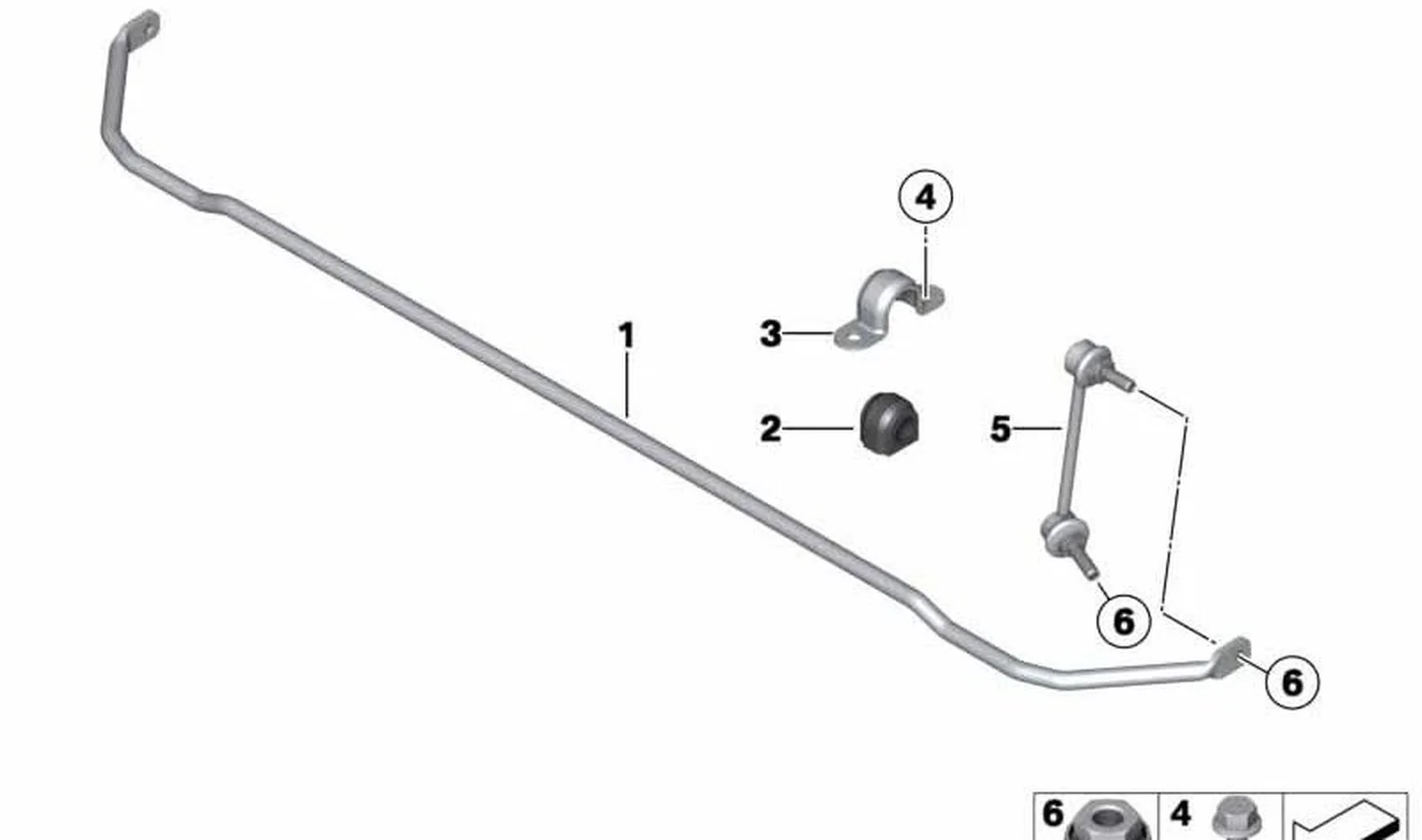 Apoyo pendular izquierdo OEM 33509803515 para MINI Countryman R60, Paceman R61. Original MINI.