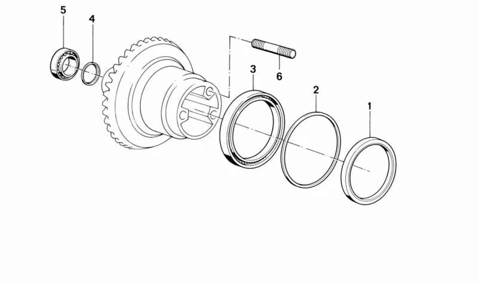 Arandela distanciadora OEM 33122310559 para motos BMW R850GS, R1100GS, R1150GS, R1100RT, R1200C... y más. Original BMW Motorrad.