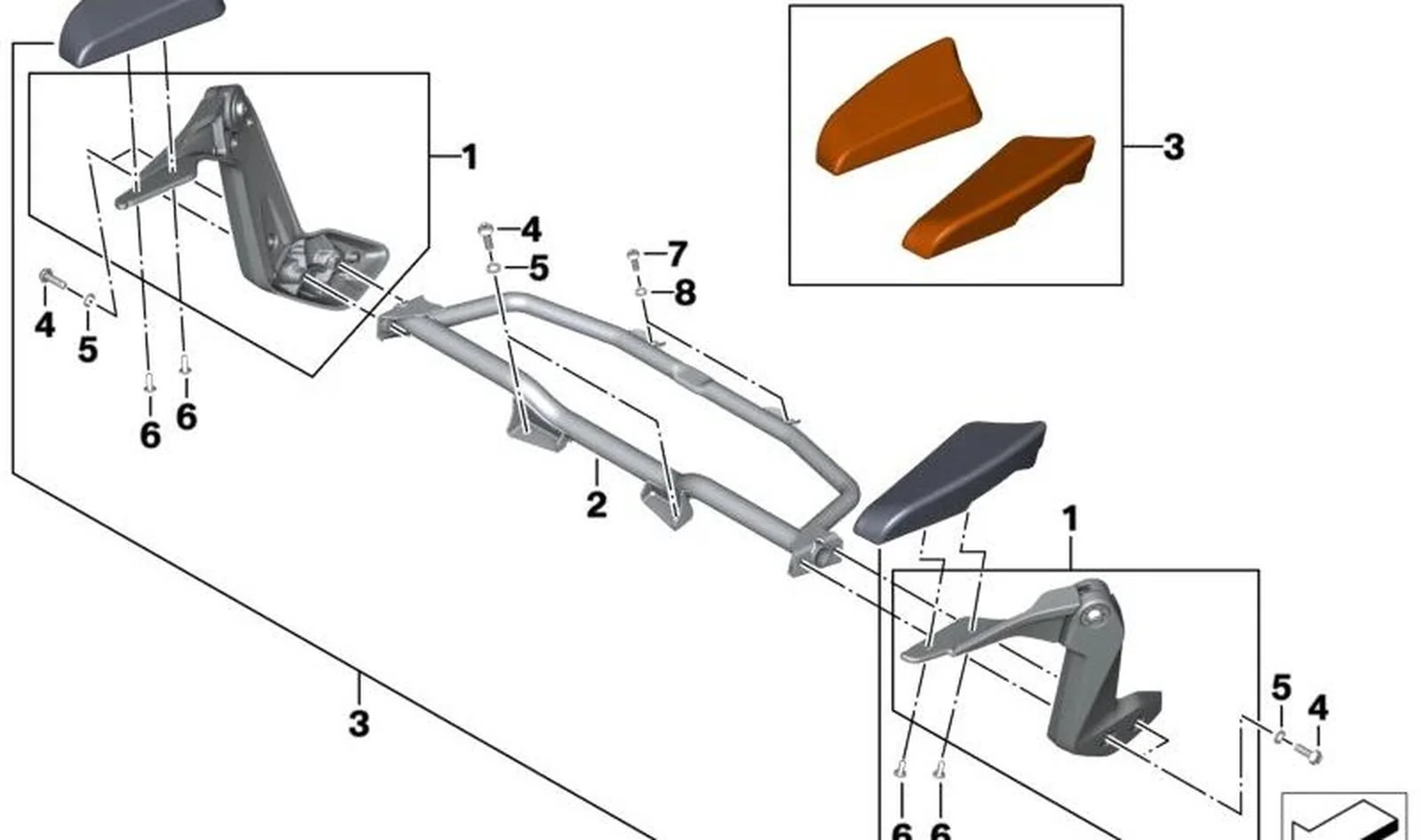 Arandela OEM 07119905733 para BMW Motorrad S 1000 XR, K 1600 GT, C evolution... y más. Original BMW Motorrad.