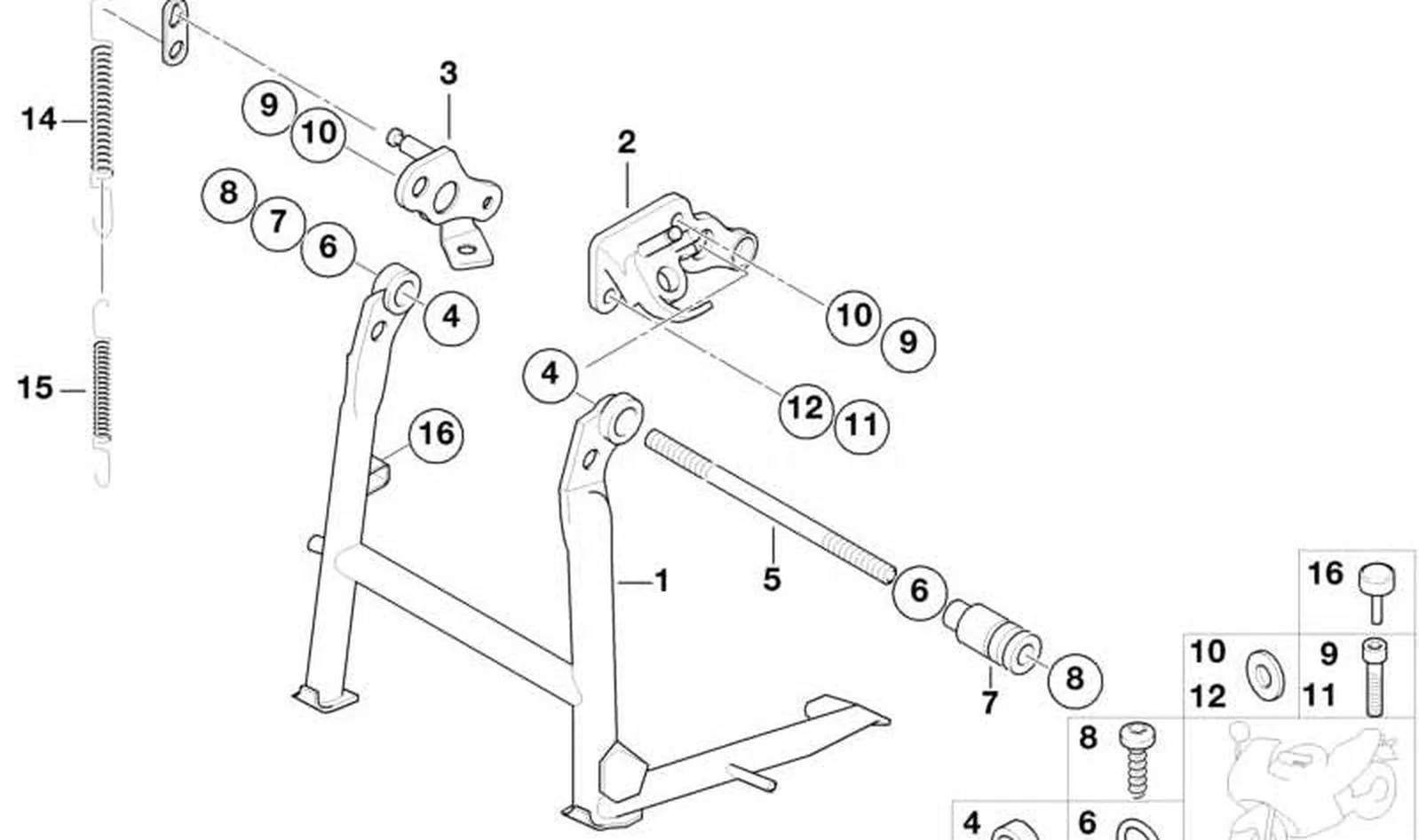 Arandela OEM 07119906063 para motos BMW K 1200 S, R 1150 GS, F 700 GS, R 1100 RT... y más. Original BMW Motorrad. - Image 2