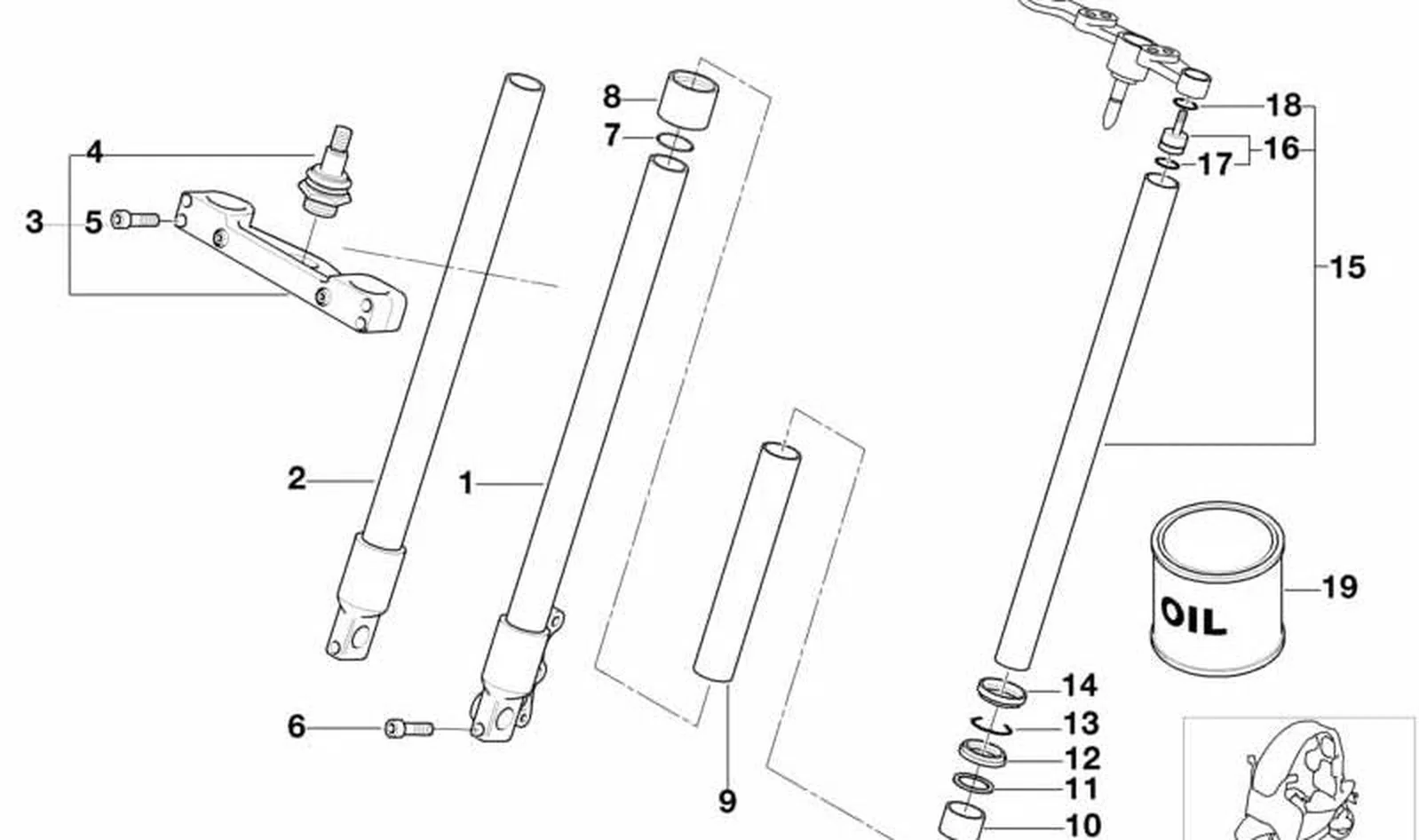 Arandela OEM 31422335940 para BMW Motorrad C1 (091, 092) 12Y. Original BMW Motorrad.