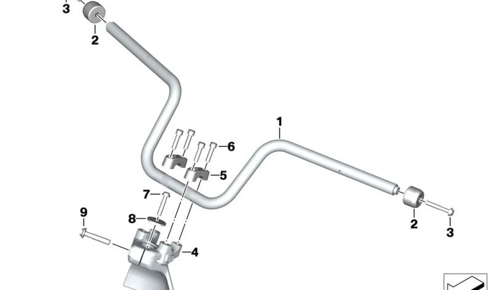 Arandela OEM 31427923288 para motos BMW C600 Sport (K07, 0C51) 11/2011-3/2016. Original BMW Motorrad.