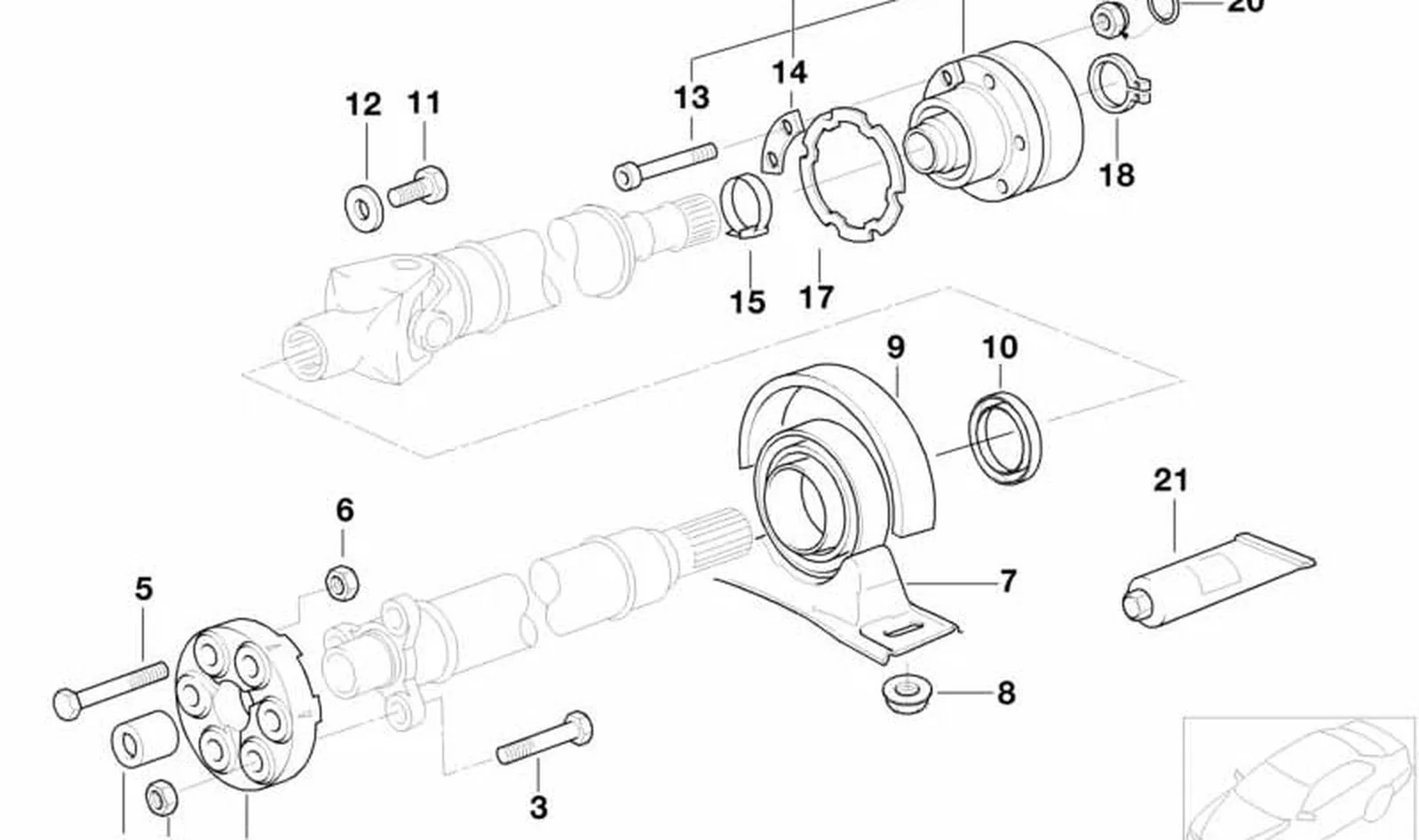 Arandela transmisión OEM 26117572710 para MINI Countryman R60, Paceman R61, BMW 3' E21, E30, E36, E46, 5' E28, E34, E39, E60, E61, 6' E24, E63, 7' E32, E38, X3 E83, X5 E53, Z4 E85… y más. Original BMW y MINI. - Image 4