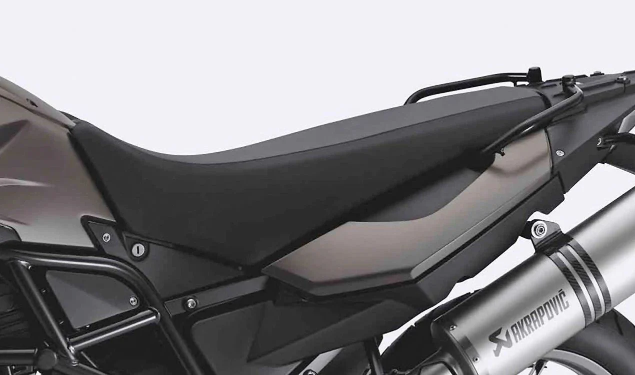 Asiento Rallye gris/negro OEM 71607719751 para motos BMW F 650 GS, F 700 GS, F 800 GS. Original BMW Motorrad.