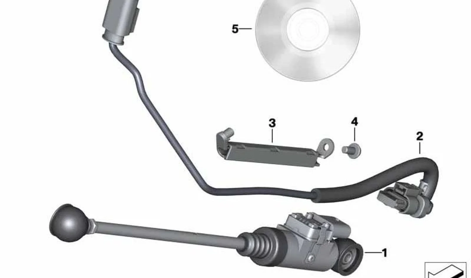 Asistente del Cambio Pro OEM 23418553660 para motos BMW S 1000 XR (K49). Original BMW Motorrad.