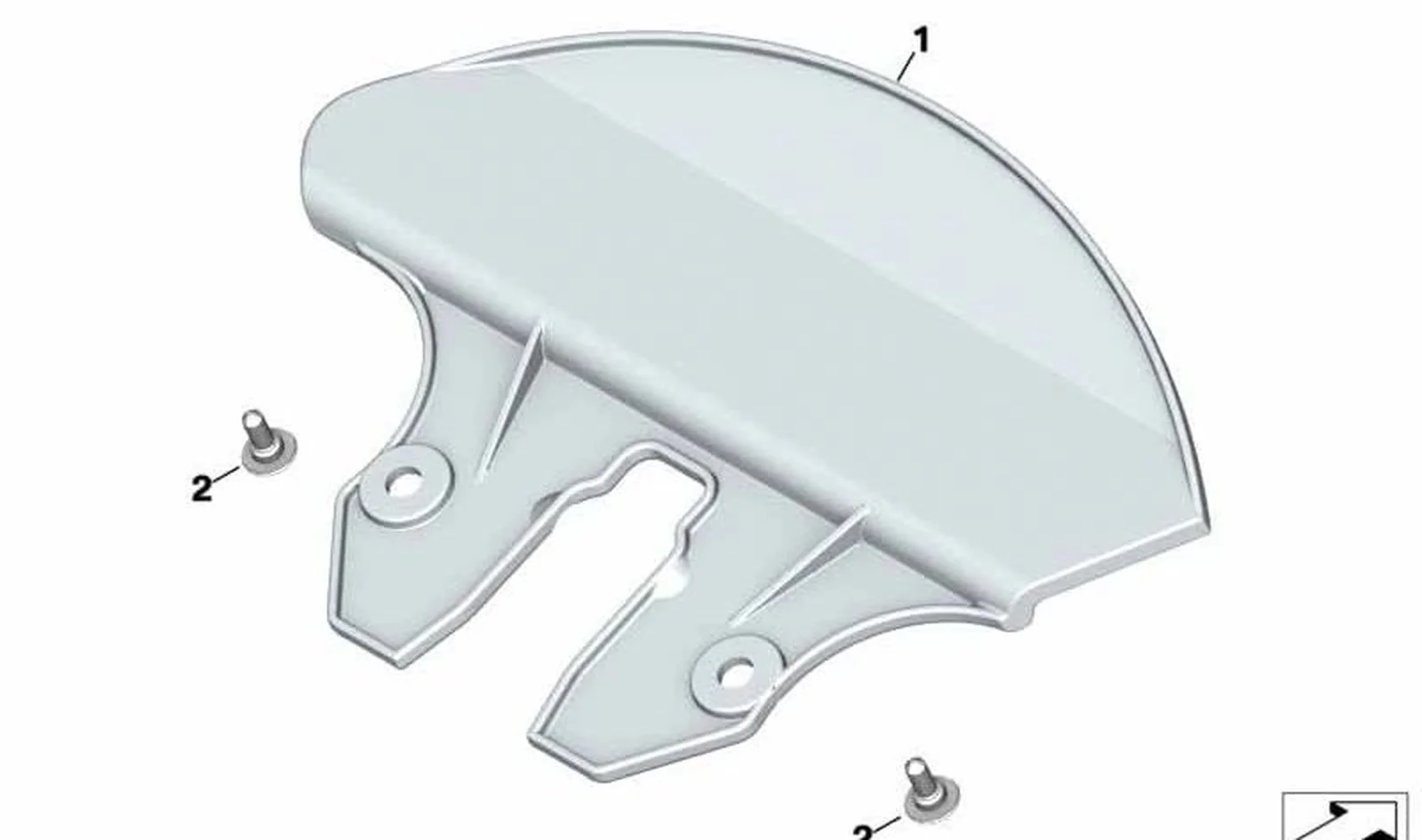 Bloqueo de horquilla OEM 46638394015 para motos BMW Motorrad S 1000 XR (K69), M 1000 XR (KM9)... y más. Original BMW Motorrad.