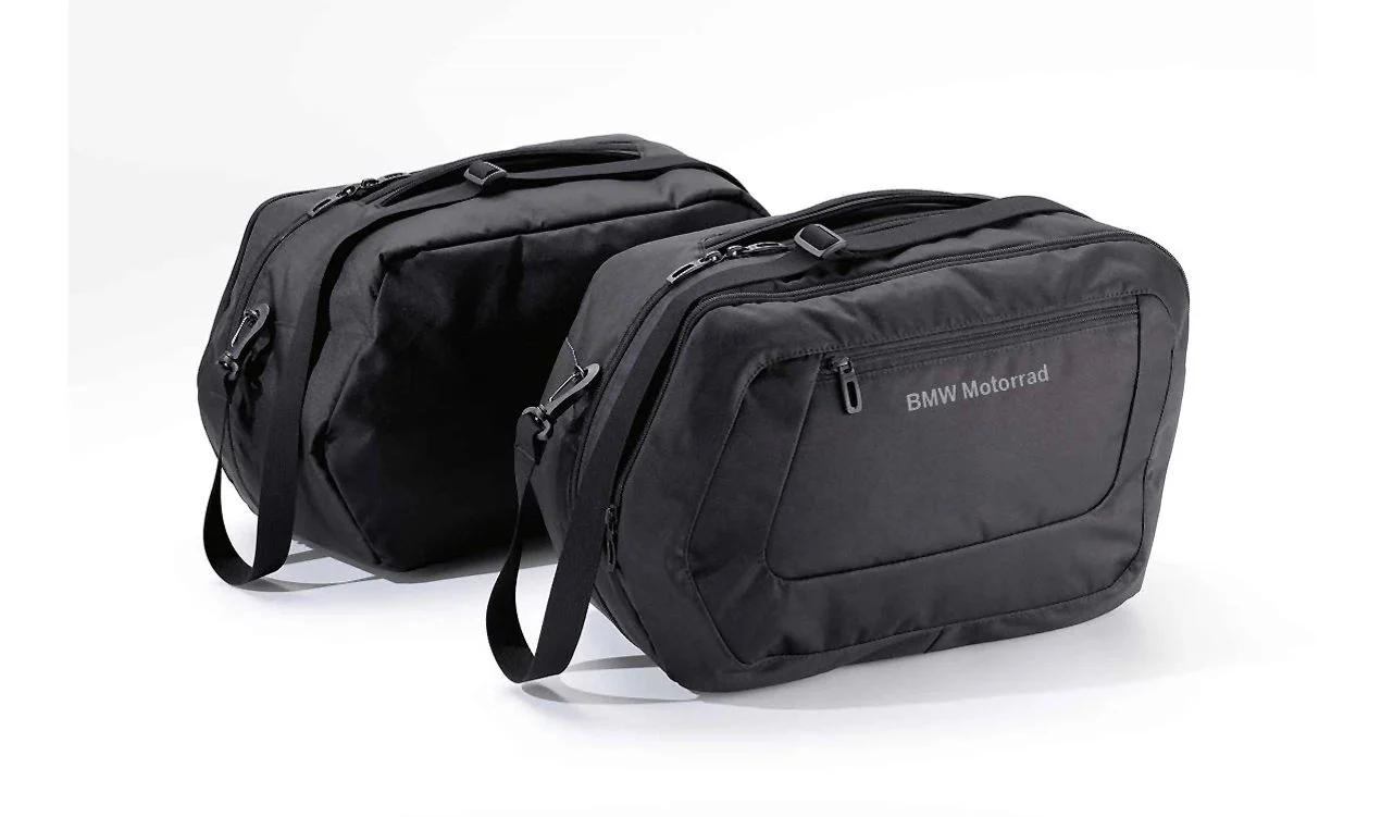 Bolsa interior para maleta izquierda OEM 77412471465 para motos BMW S 1000 XR (K69). Original BMW Motorrad.