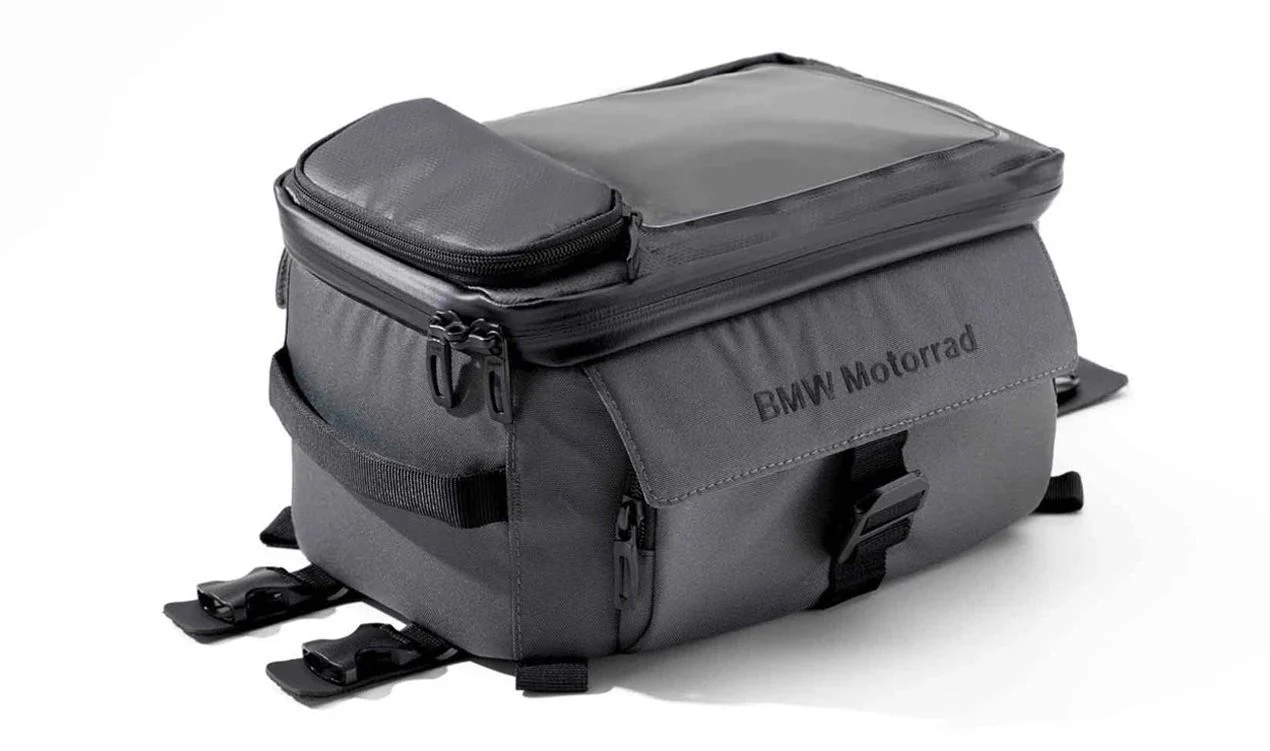 Bolsa sobredepósito OEM 77452471175 para BMW Motorrad S 1000 XR, F 900 R, F 900 XR. Original BMW Motorrad.