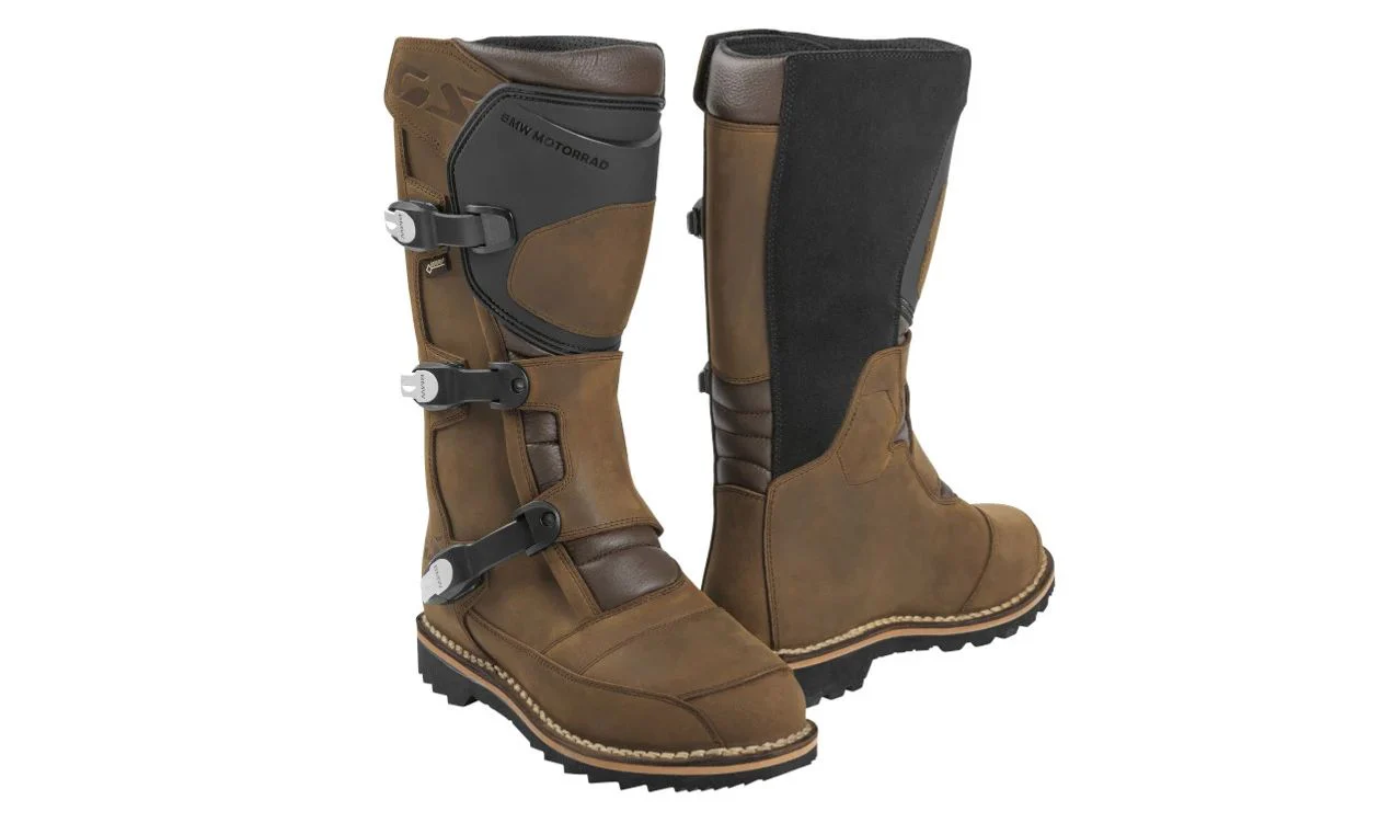 Botas Venture Grip Pro Gore-Tex talla 46 marrón OEM 76221540486 para todas las motos BMW. Original BMW Motorrad.