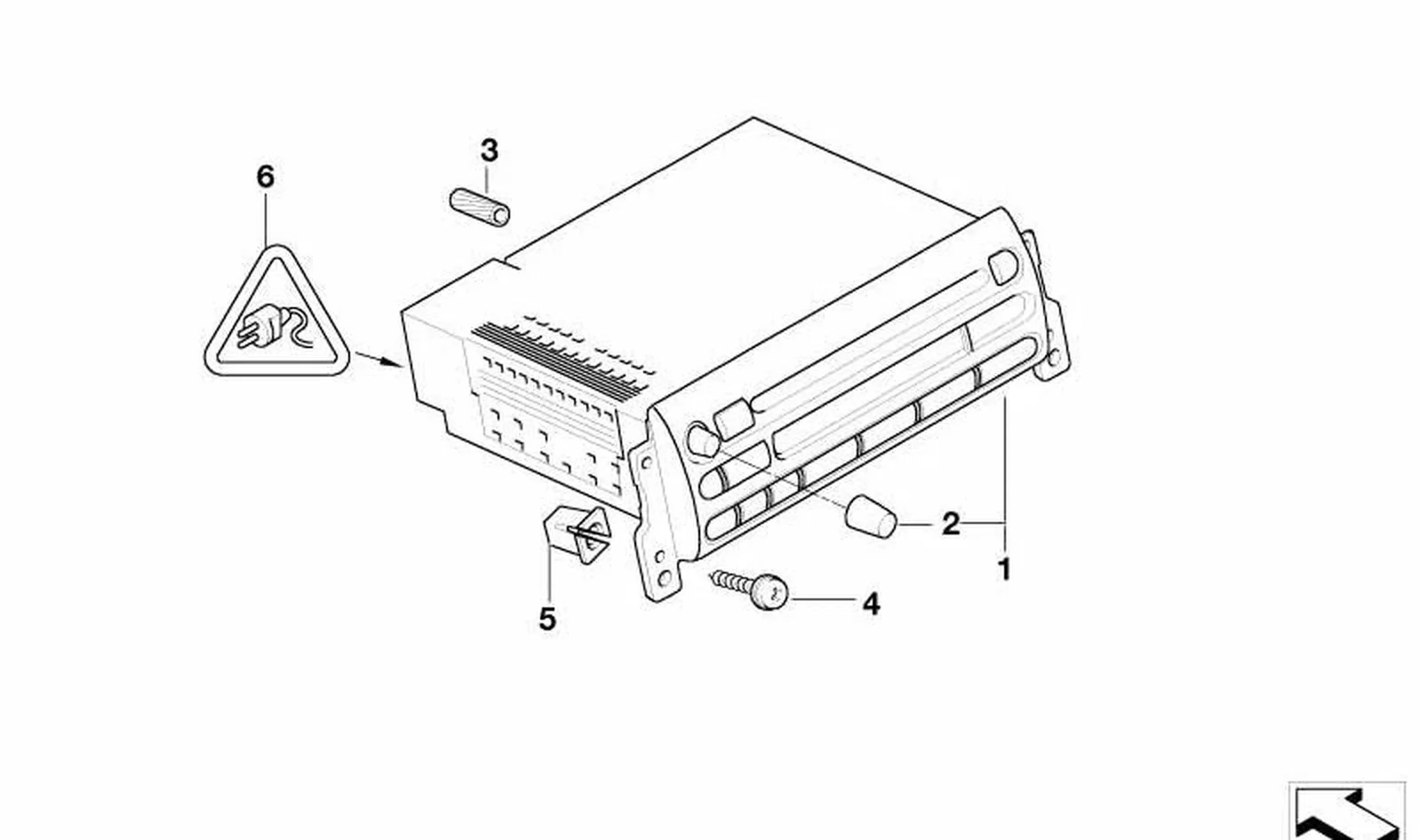 Botón de control OEM 65129127000 para MINI R50, R53, Cabrio R52. Original MINI. - Image 3