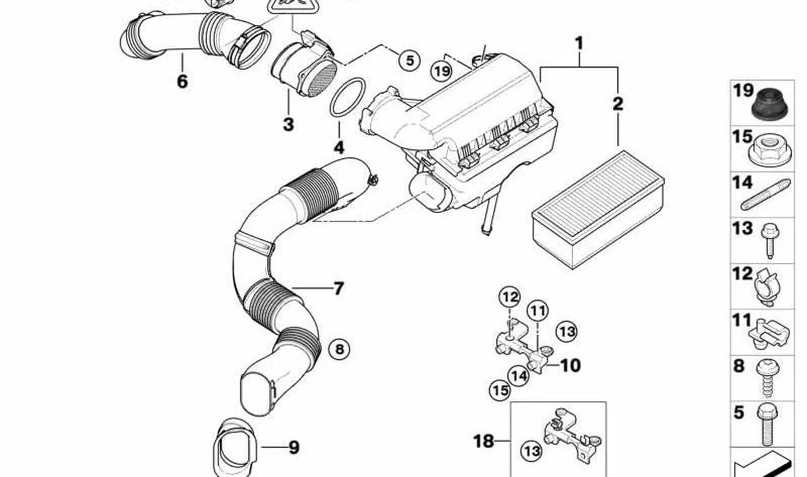 Caja de enchufe de 6 polos OEM 12527804298 para MINI R55, R56, Clubman R55. Original MINI.