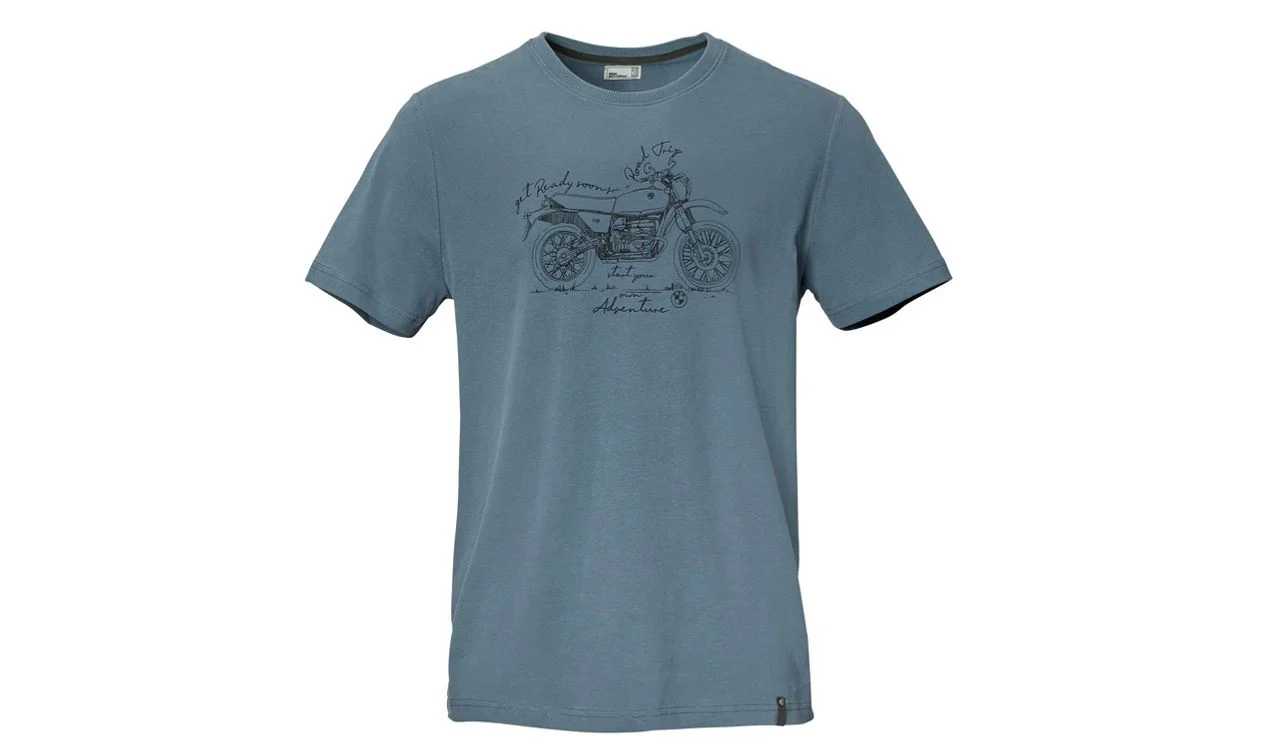 Camiseta azul talla XL para hombre OEM 76617109926 para BMW Motorrad R 80 G/S. Original BMW Motorrad.