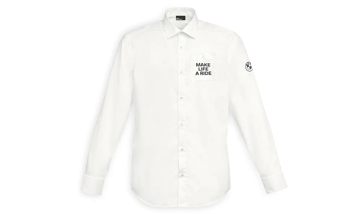 Camiseta blanca talla XXXL OEM 76615A815A1 para BMW Motorrad. Original BMW Motorrad.