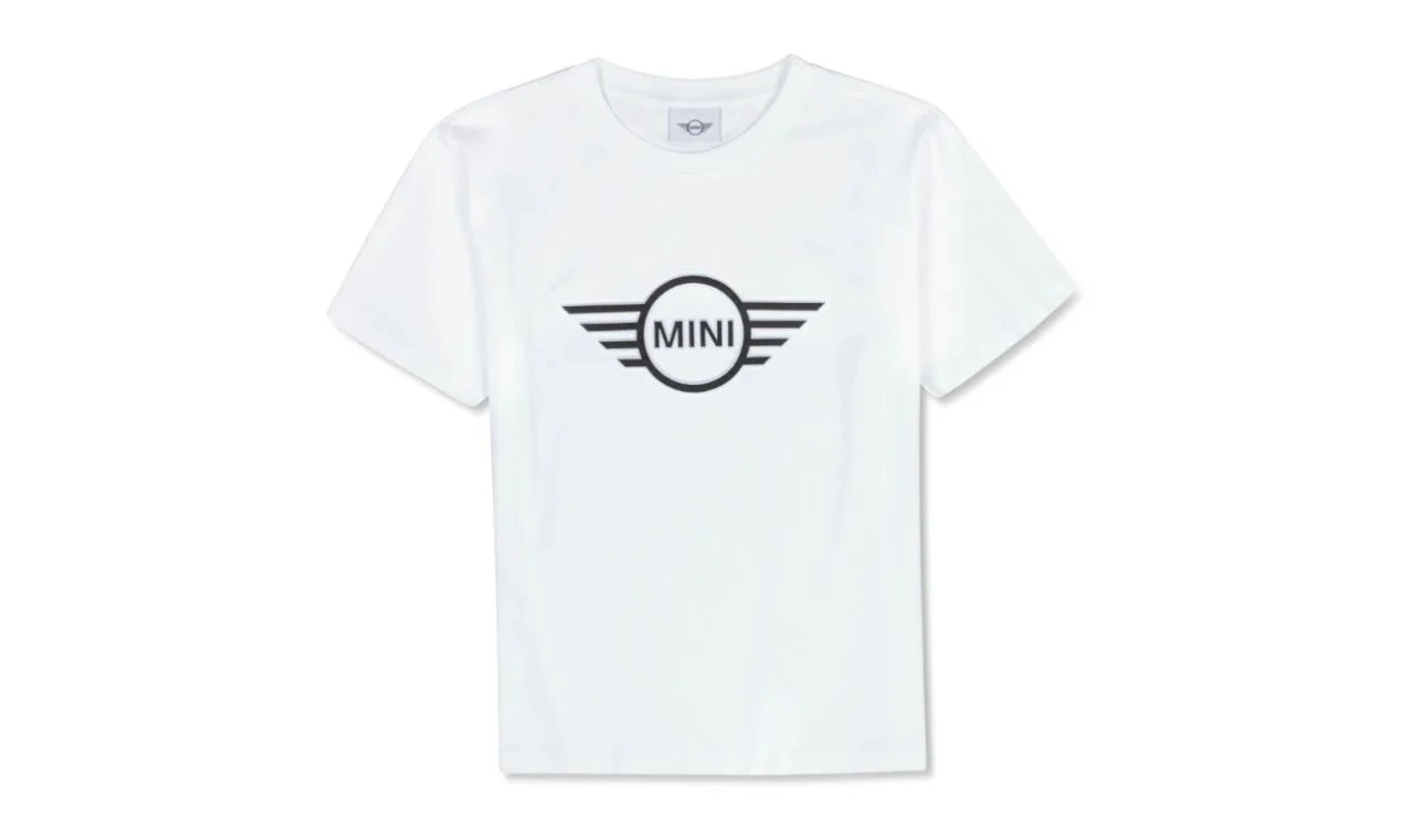 Camiseta con logotipo en relieve OEM 80145B32002 para BMW y MINI. Original MINI.