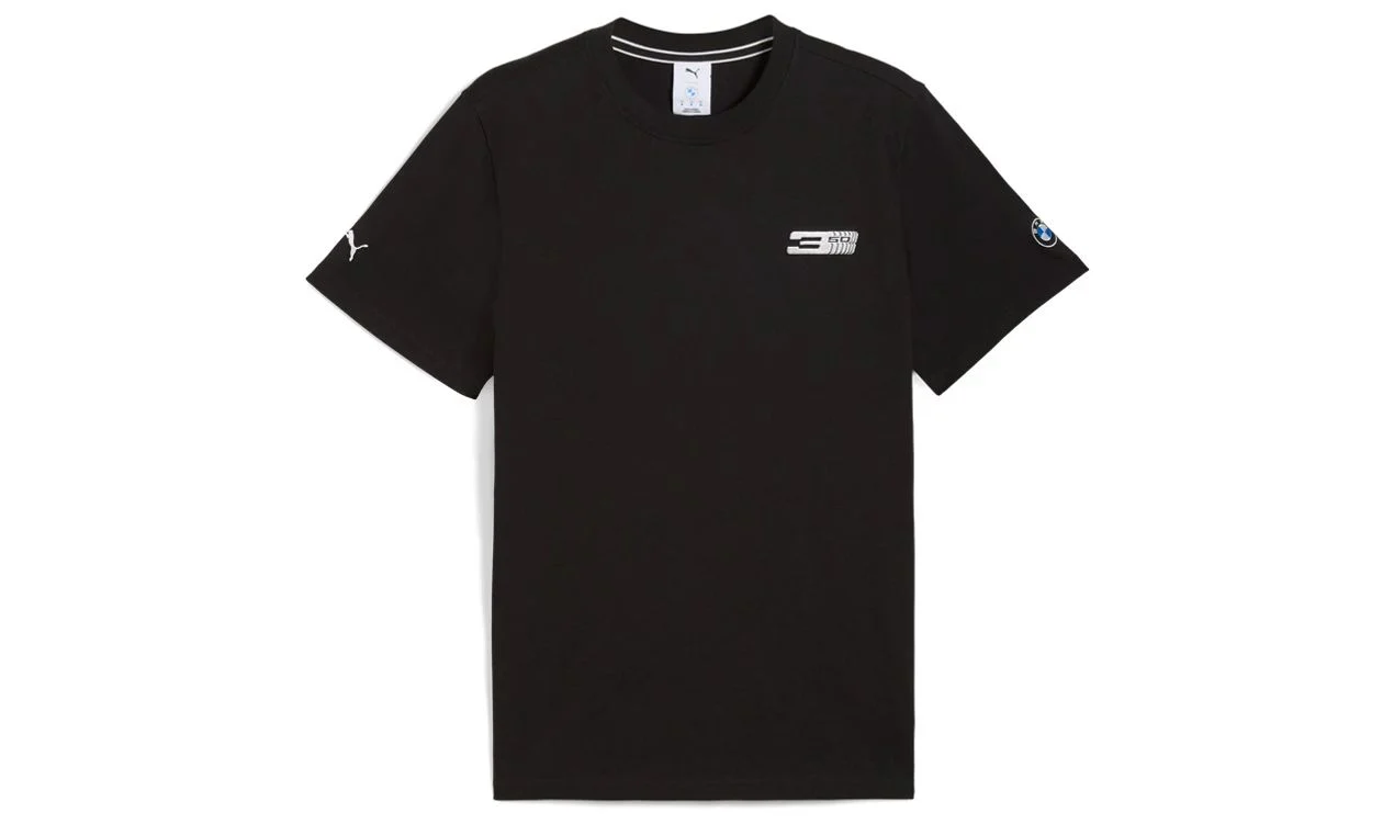 Camiseta gráfica 2 negra, talla S, colección 50 Years BMW Serie 3. Válido para BMW. Original BMW.