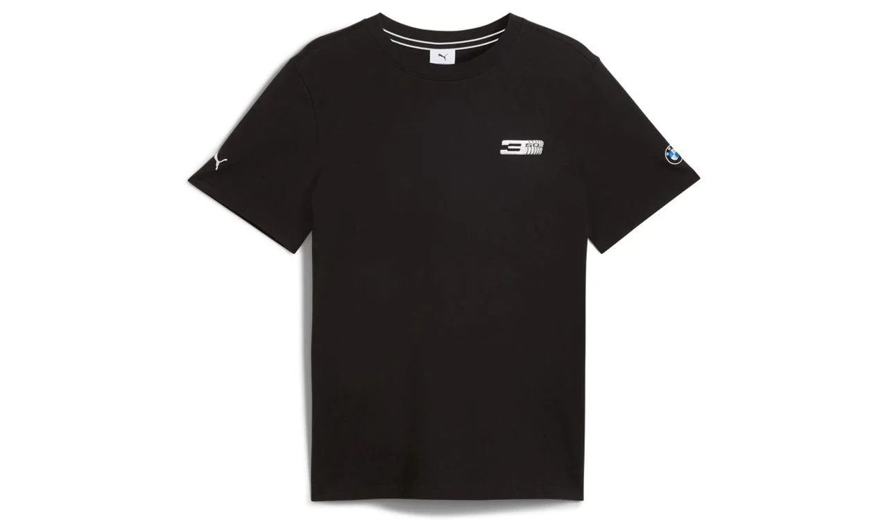 Camiseta gráfica 3 unisex para BMW, colección 50 Years Serie 3, color negro/beige, tallas XS-XXL. Válido para BMW. Original BMW.