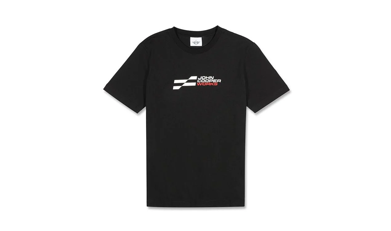 Camiseta JCW Logo para hombre color negro OEM 80145B54ED0 válido para MINI Original MINI