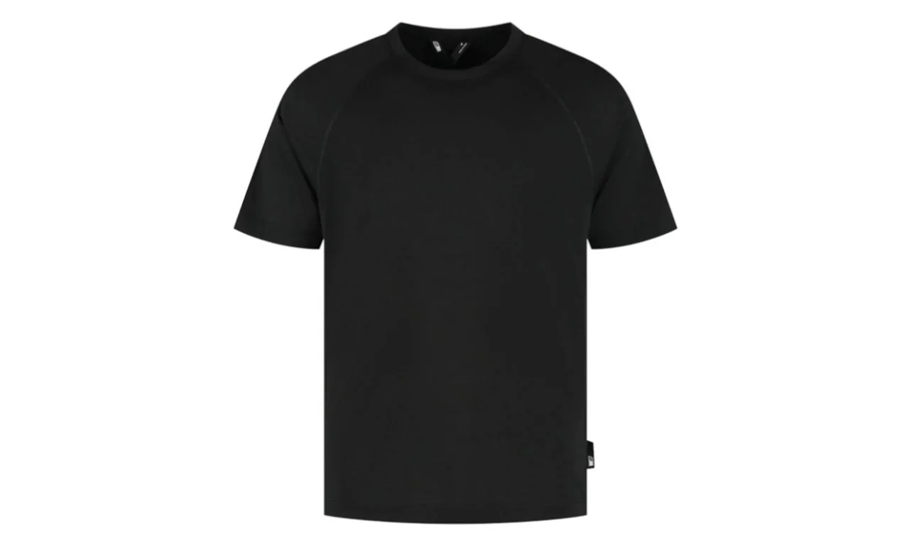 Camiseta Merino negra OEM 80145B70CA3, unisex, tallas XS a XXL, para BMW. Original BMW.