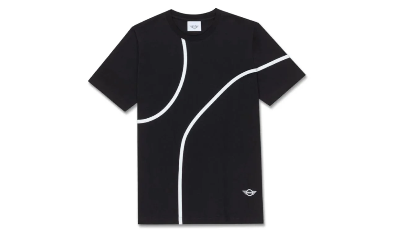 Camiseta Outline Print hombre talla XXXL negro/blanco OEM 80145B32044 válido para MINI Original MINI
