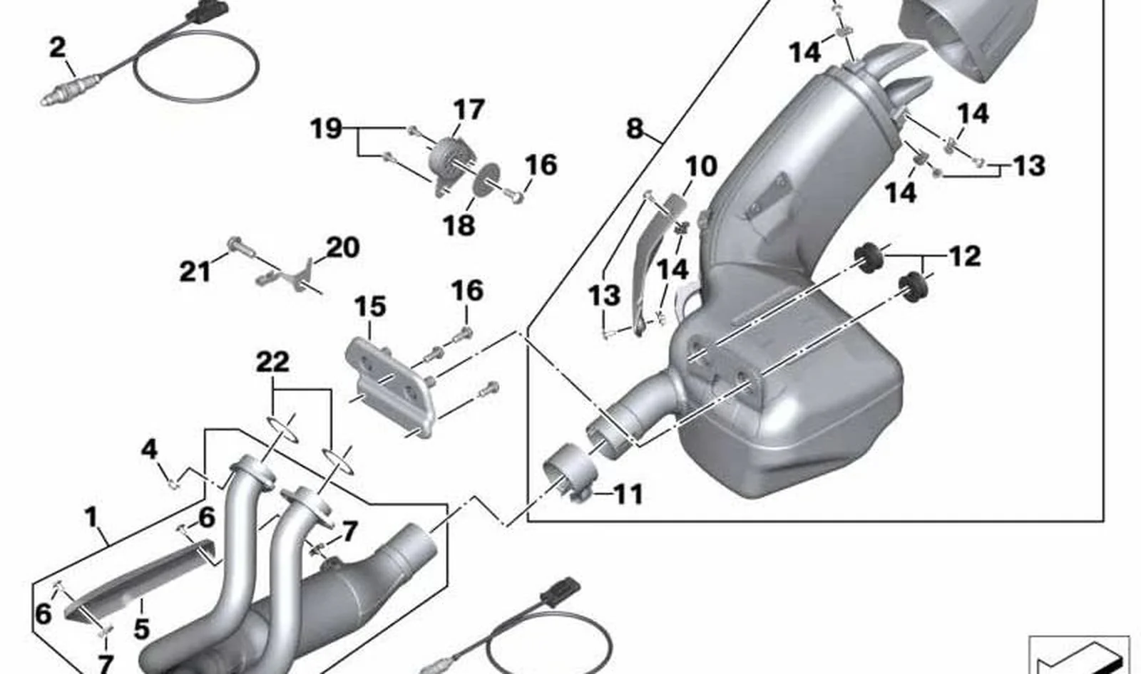 Caperuza cierre OEM 18518358802 para motos BMW F 900 R, F 900 XR. Original BMW Motorrad.