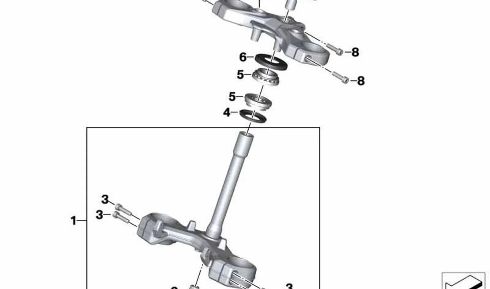 Caperuza OEM 31428554117 para motos BMW G 310 R, G 310 GS, CE 02. Original BMW Motorrad.