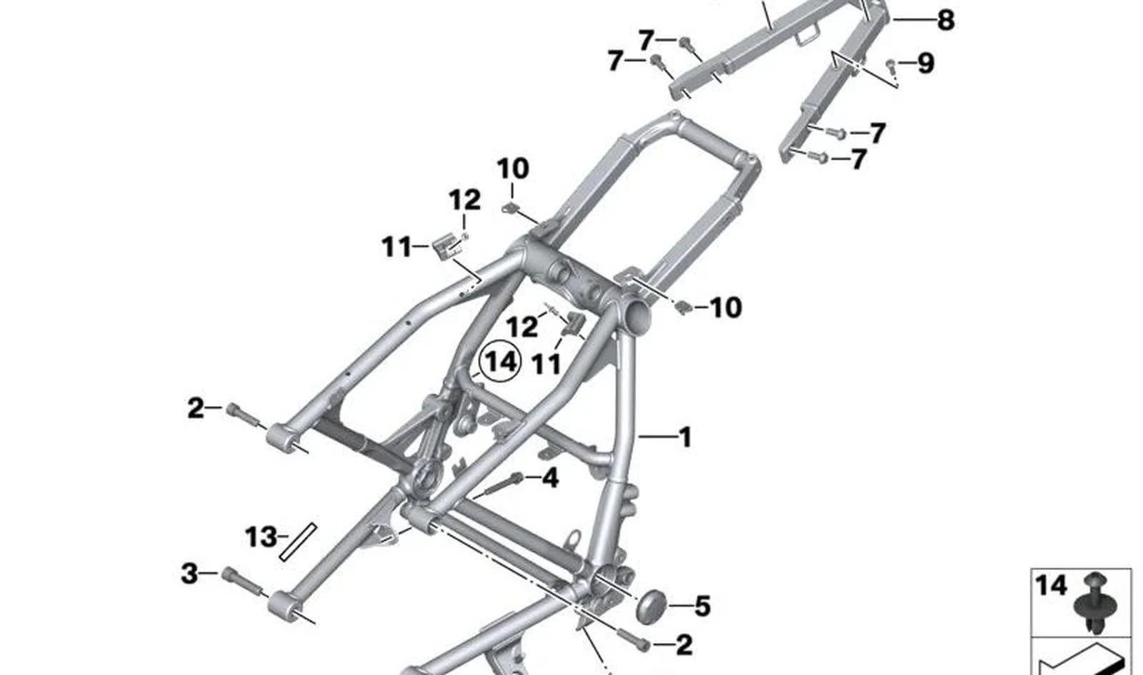 Caperuza OEM 46517694153 para motos BMW R 1200 GS, R nineT, K 1600 GTL... y más. Original BMW Motorrad.