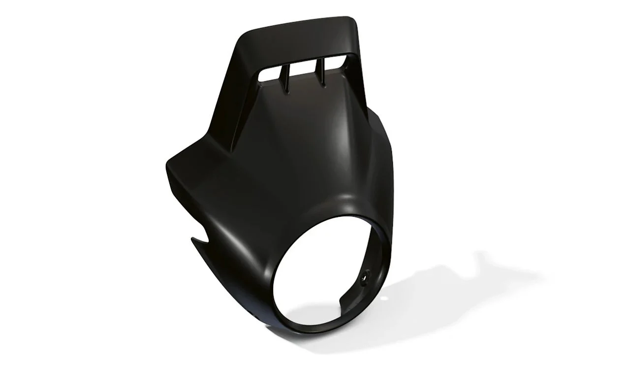 Carcasa de espejo retrovisor derecho OEM 46635B64F39 para motos BMW R1200GS, F750GS, R1250GS... y más. Original BMW Motorrad.