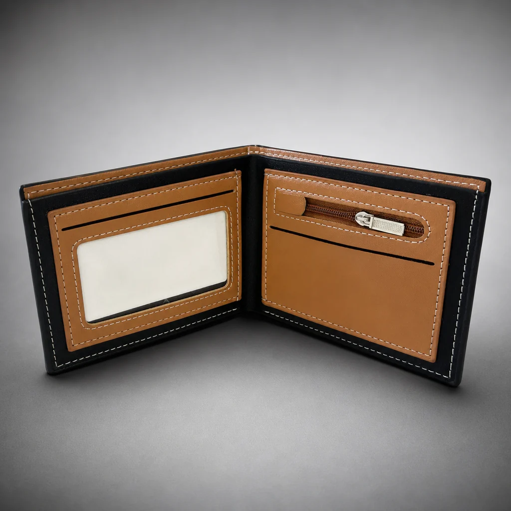 Cartera BMW M (tarjetero) efecto fibra de carbono con monedero - Image 6
