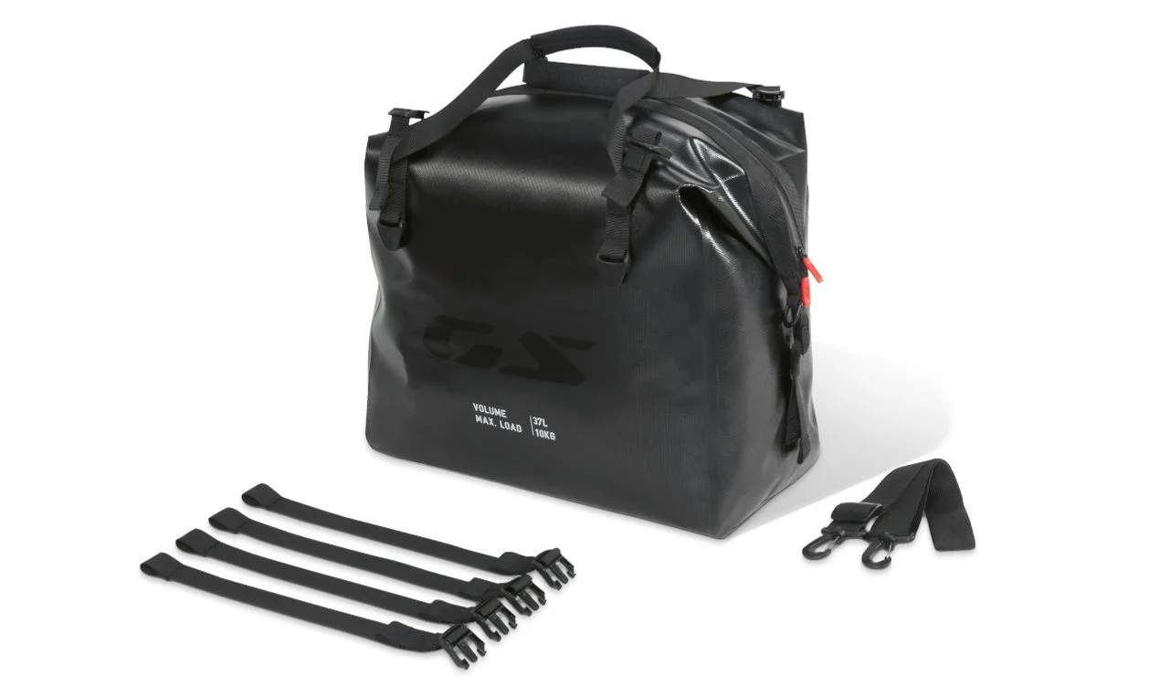 Cartera interior de maleta de aluminio OEM 77415B30A79 para BMW Motorrad R 1300 GS Adventure. Original BMW Motorrad.