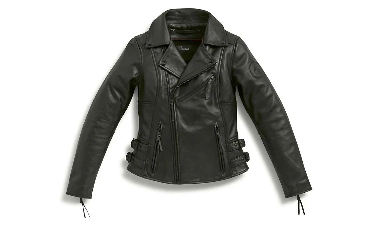 Chaqueta de cuero FlatTwin negra talla XL OEM 76899445968 para BMW Motorrad. Original BMW Motorrad.