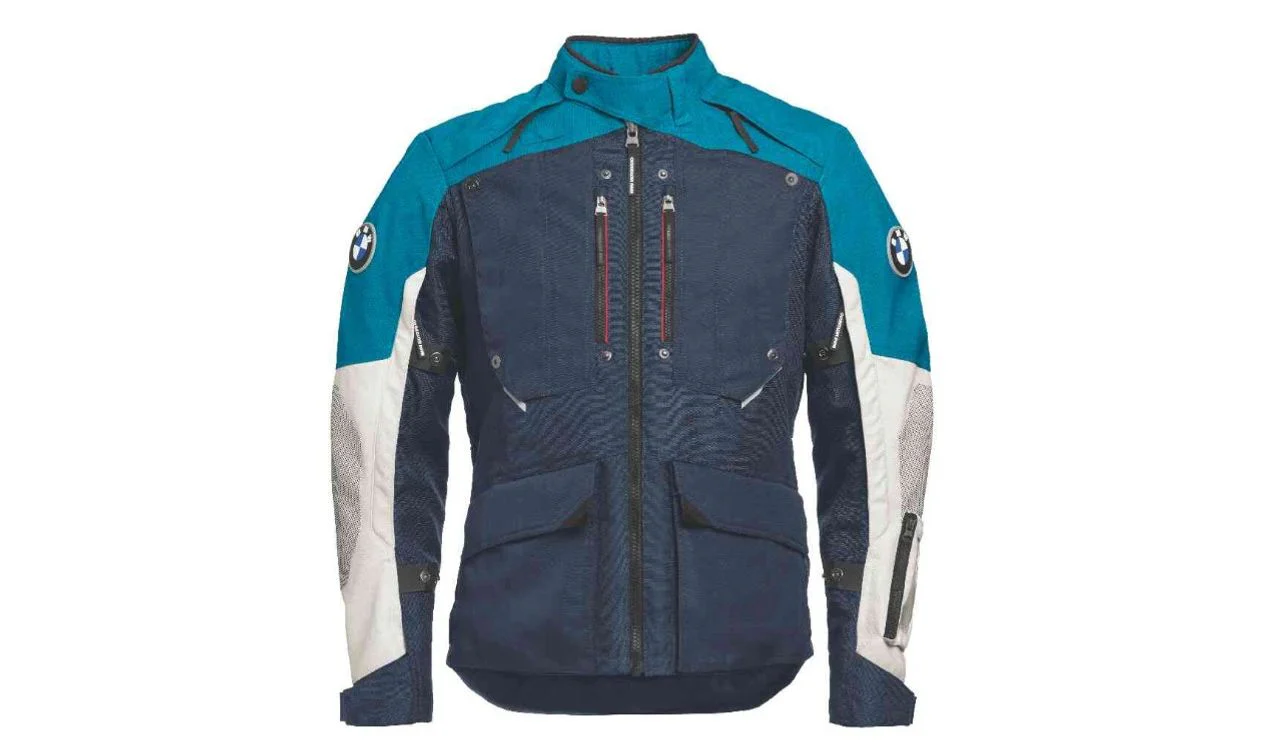 Chaqueta GS Rallye GORE-TEX azul OEM 76115B3D416 para todas las motos BMW. Original BMW Motorrad.