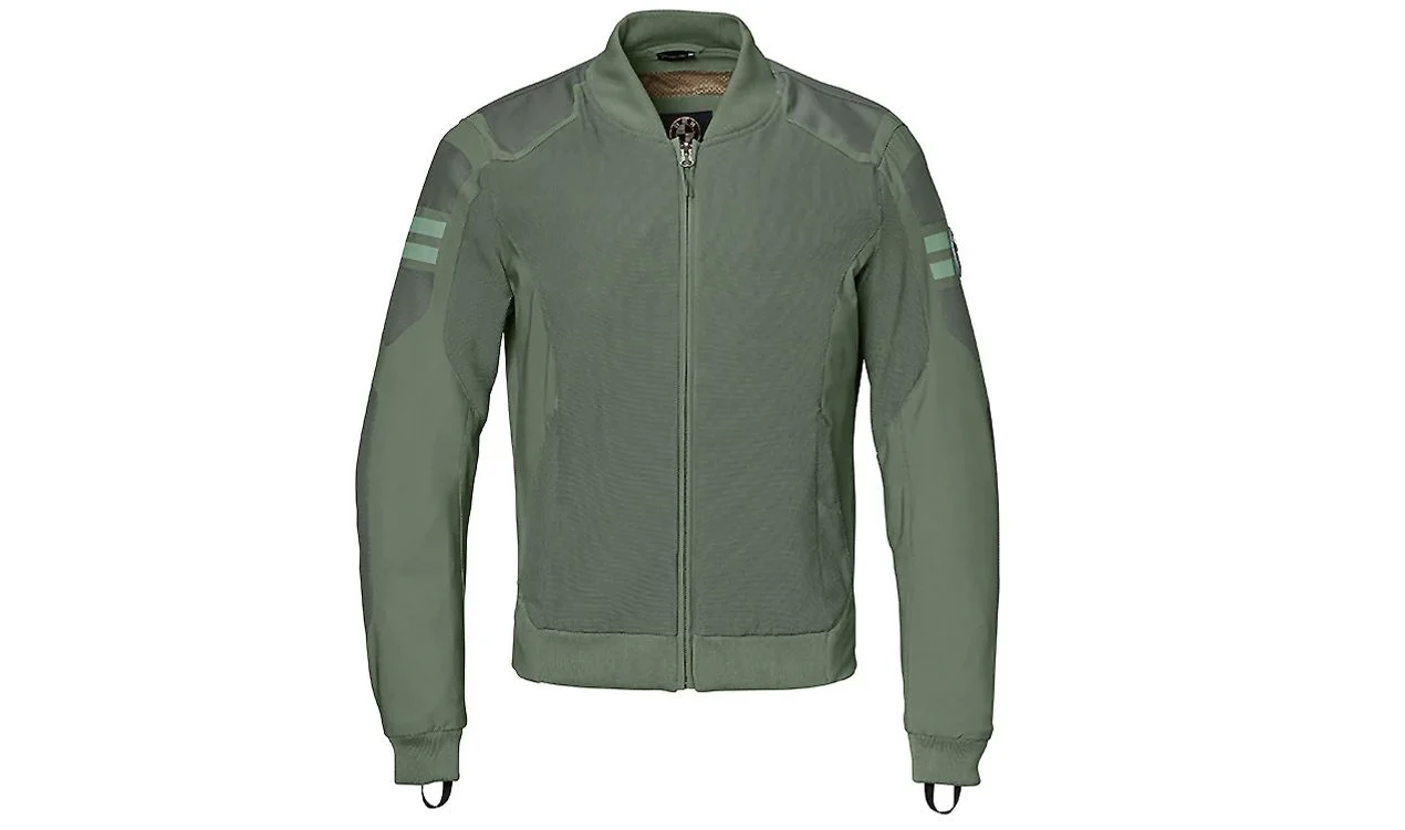 Chaqueta SummerXcursion verde talla 46 OEM 76147913722 para motos BMW. Original BMW Motorrad.