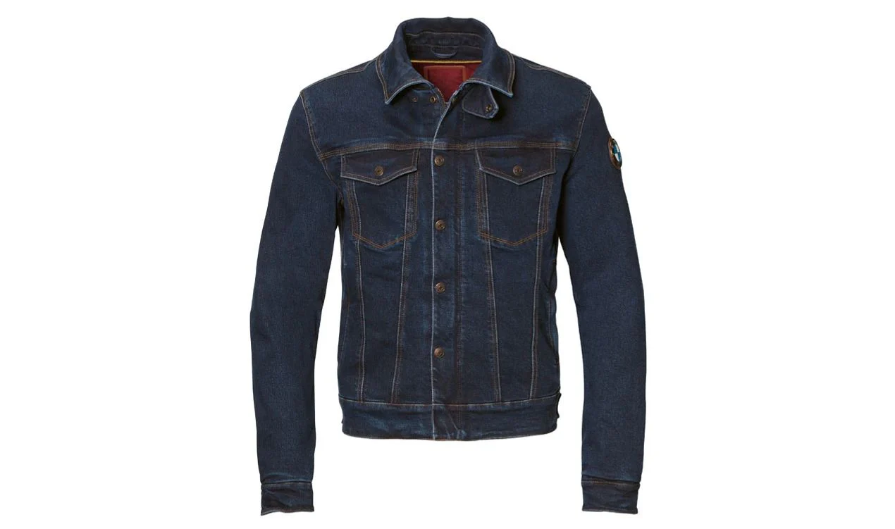 Chaqueta vaquera RoadCrafted 100 Years Slim azul talla XS OEM 76117913771 válido para BMW Motorrad Original BMW Motorrad