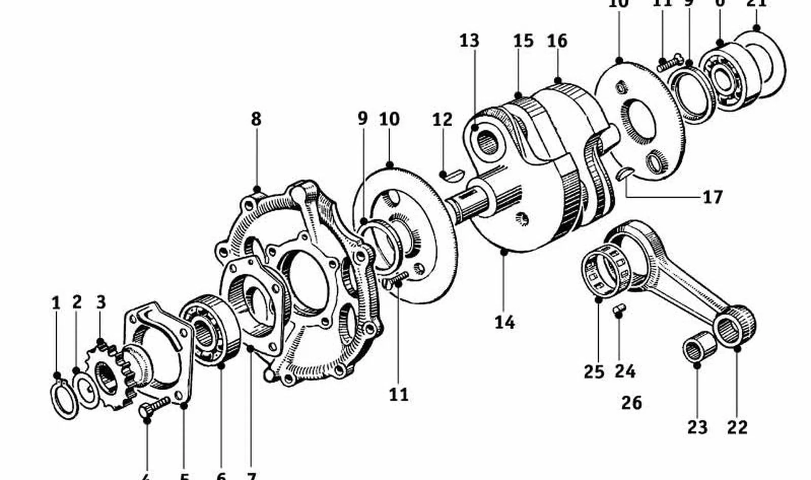 Chaveta de disco 3x5mm OEM 07119951440 para BMW Isetta 250, 300 y motos BMW Motorrad R 24, R 25, R 26, R 27, R 51, R50/5, R 60, R 75, R 80, R 100, G 450X... y más. Original BMW Motorrad. - Image 2
