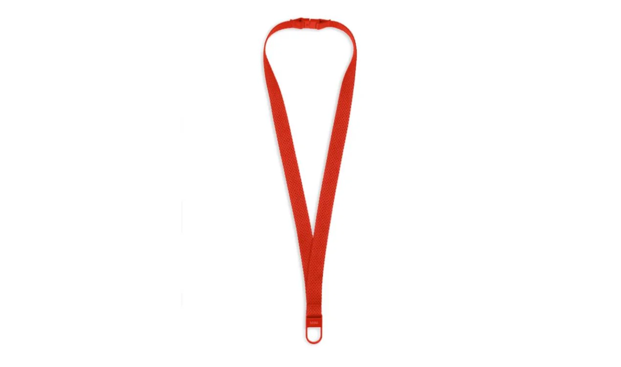 Cinta de cordón MINI Rebel Red OEM 80275B32120 para todos los modelos MINI. Original MINI.