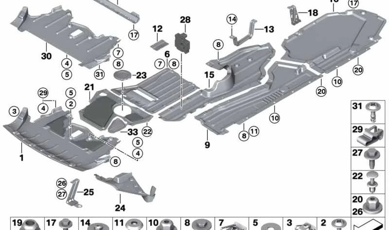Clip de fijación OEM 07146981768 para MINI Countryman R60, Paceman R61 y BMW X5 E70, X6 E71... y más. Original BMW y MINI. - Image 2