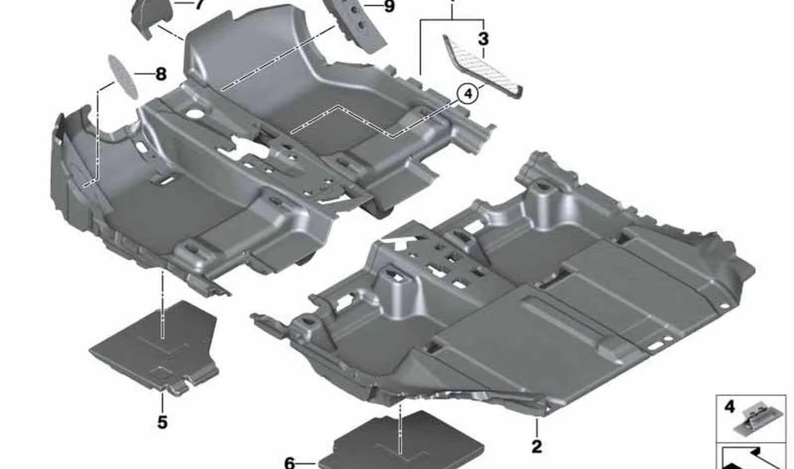 Clip para revestimiento de suelo OEM 07146968215 para BMW E81, E87, F20, F30, G20, i3, i8, X1, MINI F56, F55, F60... y más. Original BMW y MINI. - Image 7