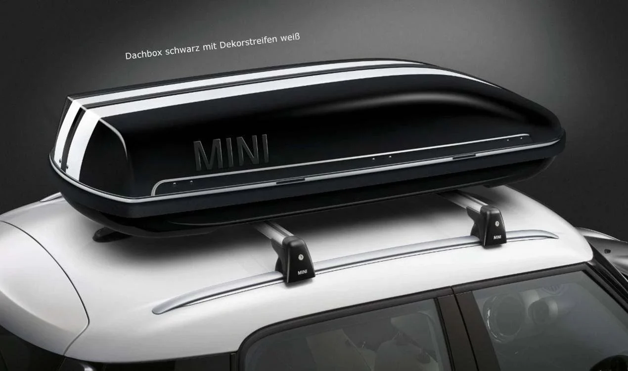 Cofre de techo MINI 320 L negro metálico/antracita OEM 82732223388 para MINI R50, R53, R56, F56, F55, Clubman R55/F54, Countryman R60/F60/U25, Paceman R61, Aceman J05... y más. Original MINI. - Image 7