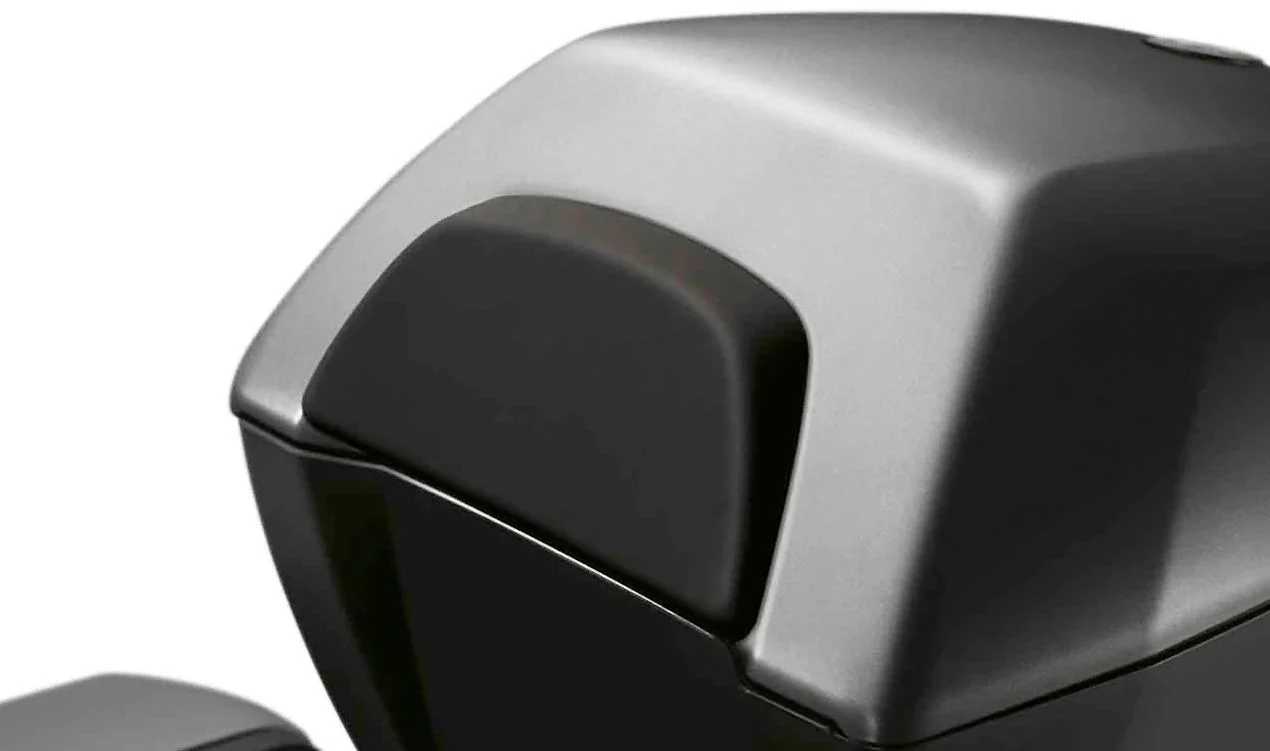 CojÃn trasero para top case pequeño OEM 77448549334 para motos BMW R 1200 R, R 1250 R, S 1000 XR, F 900 R, C 400 GT... y más. Original BMW Motorrad.