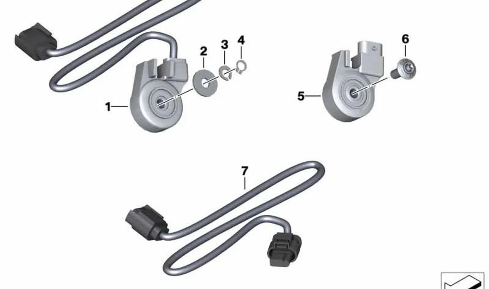 Conducto adaptador OEM 61128523365 para motos BMW R1200GS, R1250GS, K1200S, S1000RR... y más. Original BMW Motorrad.