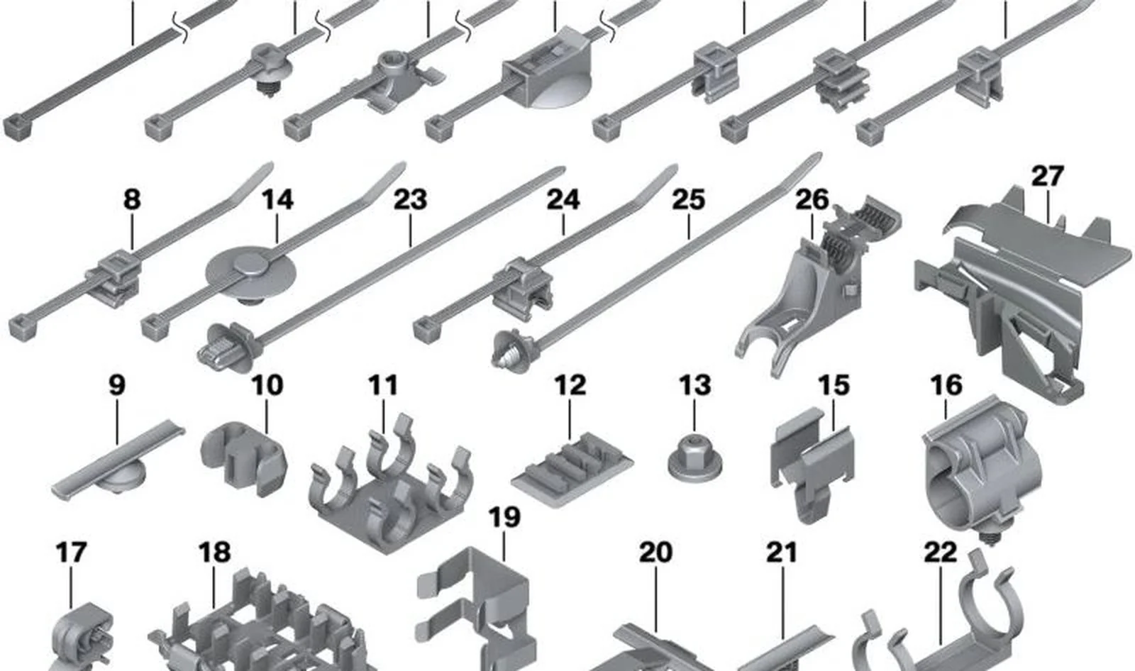 Conector de cables OEM 61138370478 para MINI R55, R56, R57, R58, R59, R60, F54, F55, F56, F57, F60, U25, F65, F66, F67… y más. Original MINI